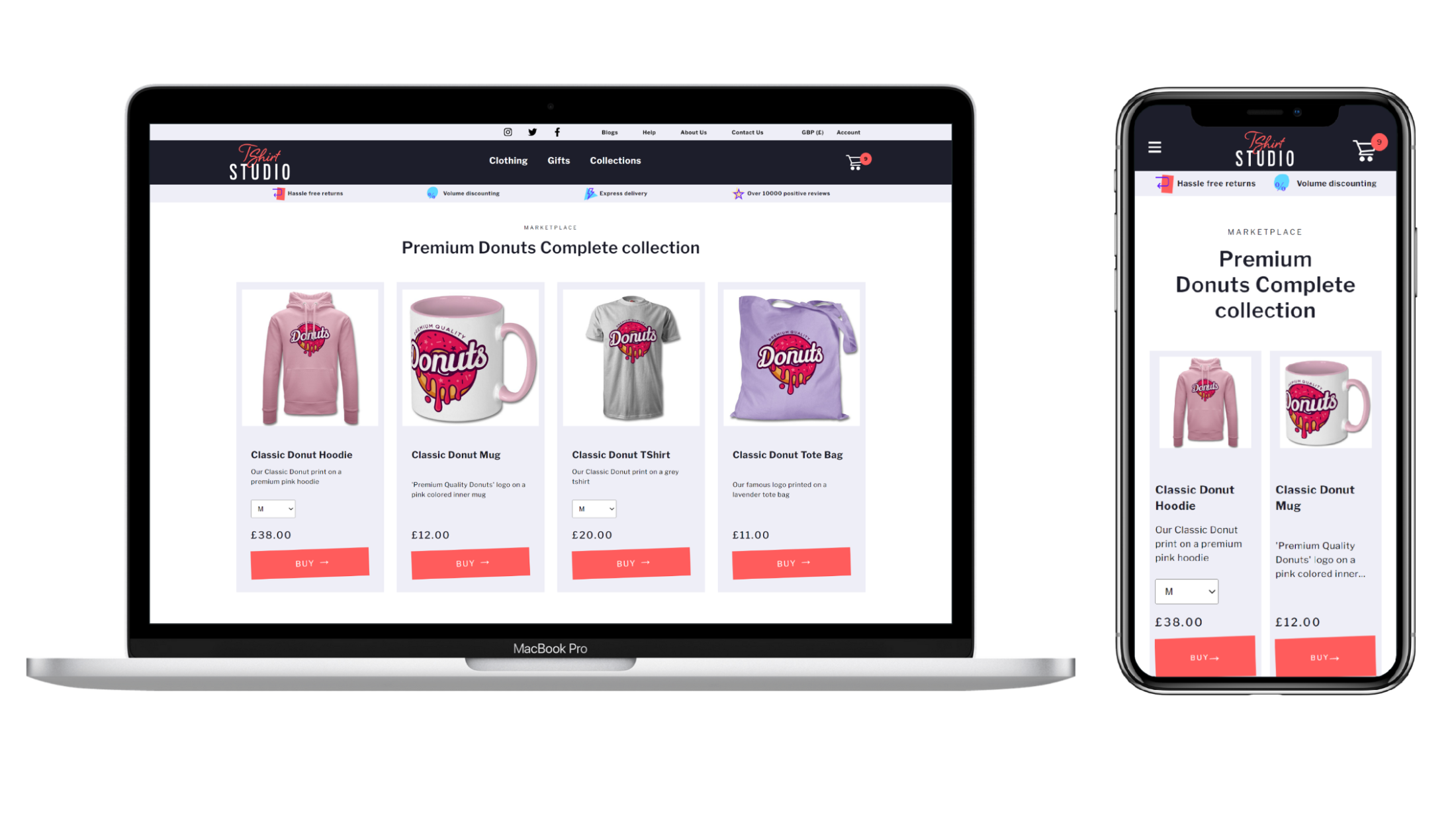 Téléphone et ordinateur portable affichant un exemple de place de marché Téléphone et ordinateur portable affichant un exemple de place de marché