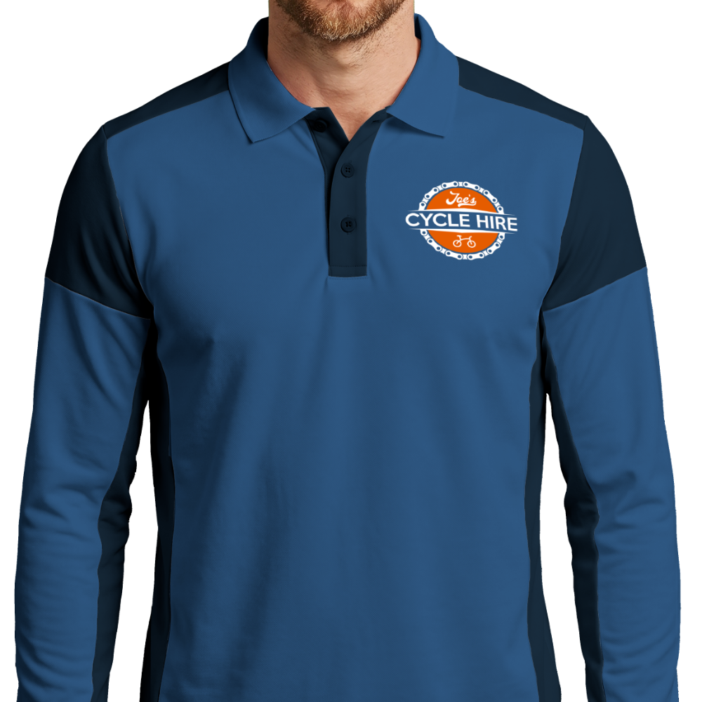 Diseña una sudadera tipo polo de manga larga Printer Prime estampada y bordada Sudadera tipo polo de manga larga Printer Prime Personalizado
