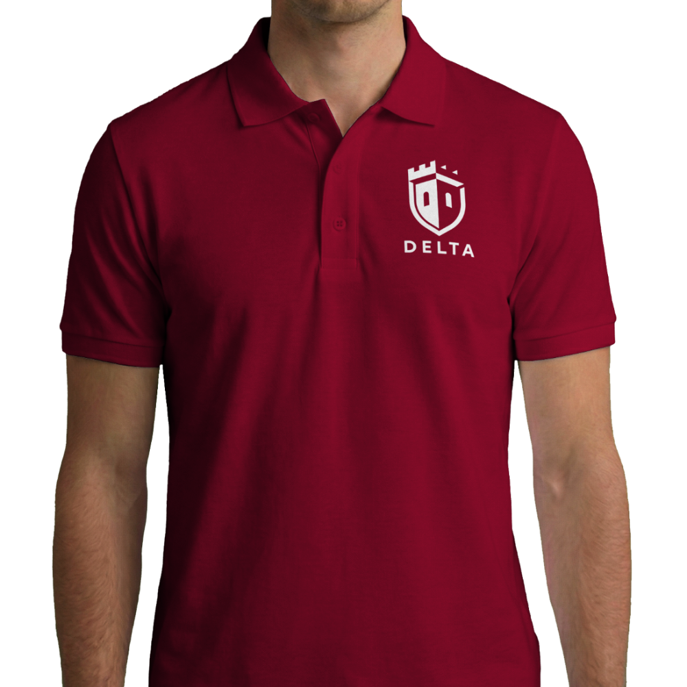 Diseña un polo elástico de lujo estampado y bordado Polo elástico de lujo personalizado