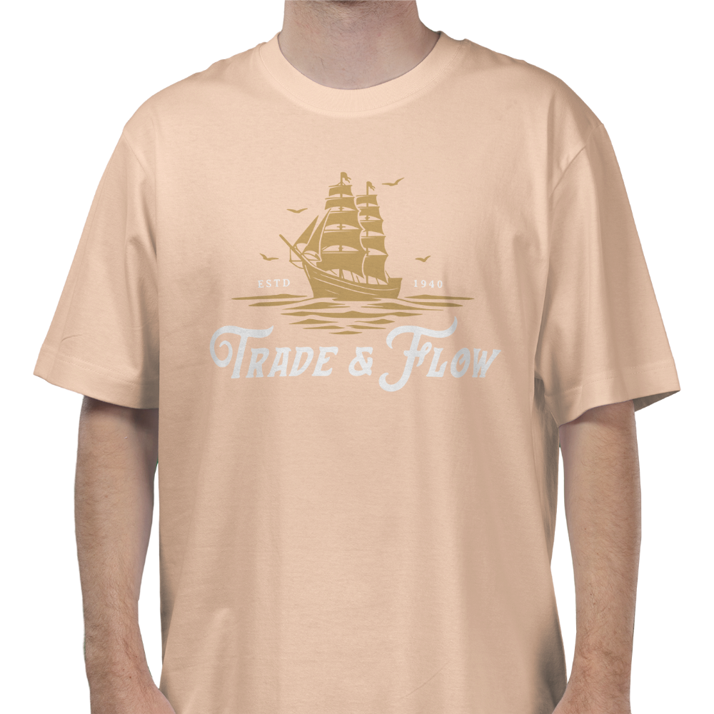 Diseña una camiseta de algodón grueso estampada y bordada Camiseta Freestyler Relaxed Heavy personalizada