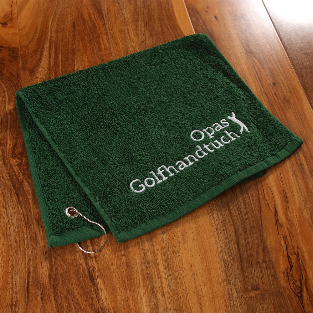 Individuell bestickte Golf-Handtücher Personalisierte Golf-Handtücher