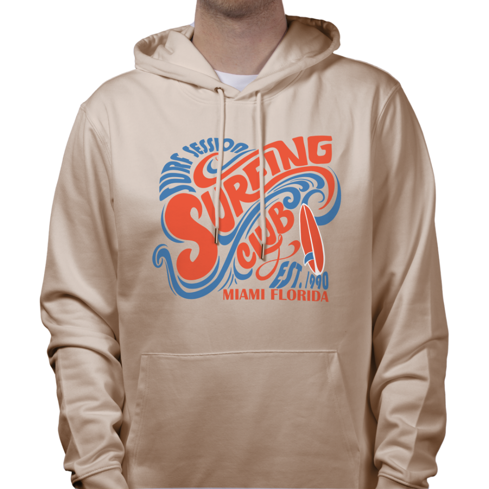 Gestalte bedruckte und bestickte ikonische Cruiser-Hoodies. Personalisierte ikonische Cruiser-Hoodies