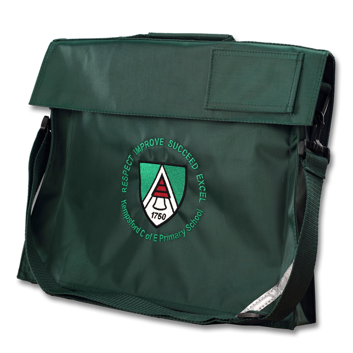 Kempsford Bookbag Printing Preview Custom Kempsford Bookbags Preview