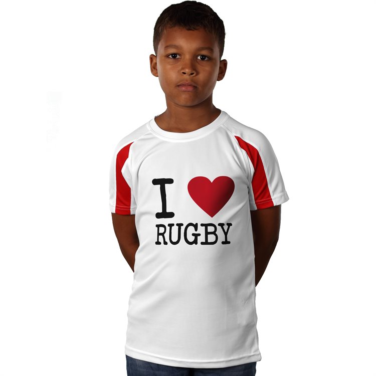 Kids Contrast Sports Shirt