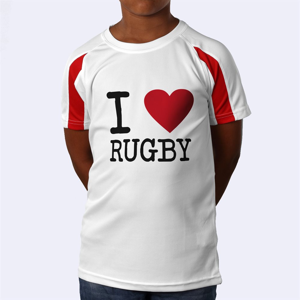 Designe dein eigenes, individuelles Kinder Sportshirt Personalisierte Kinder Kontrast Sportshirts bedrucken