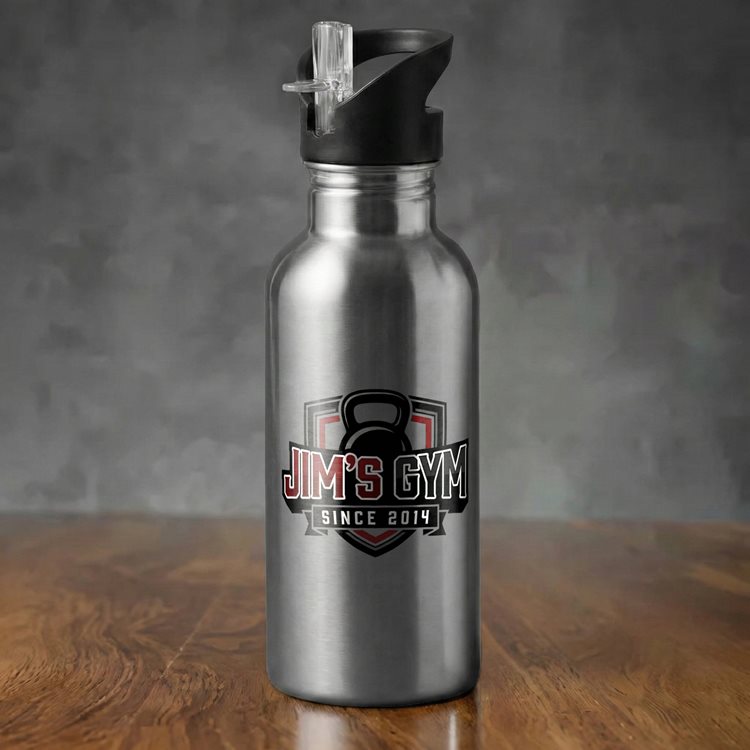 Steel Water Bottle With Straw Steel Water Bottle With Straw