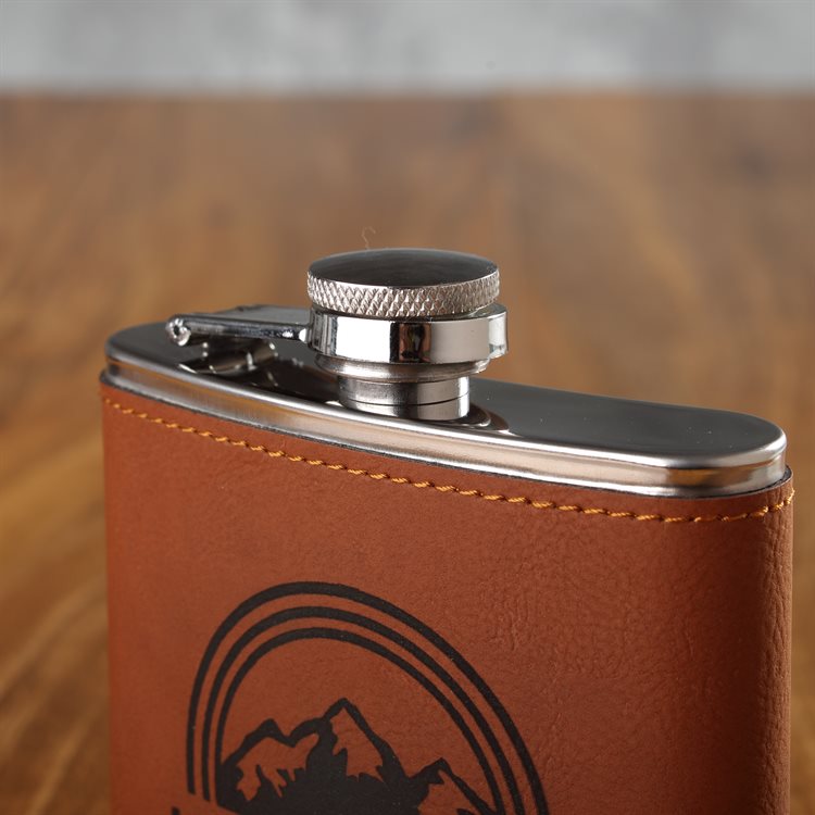 Hip Flask Leather