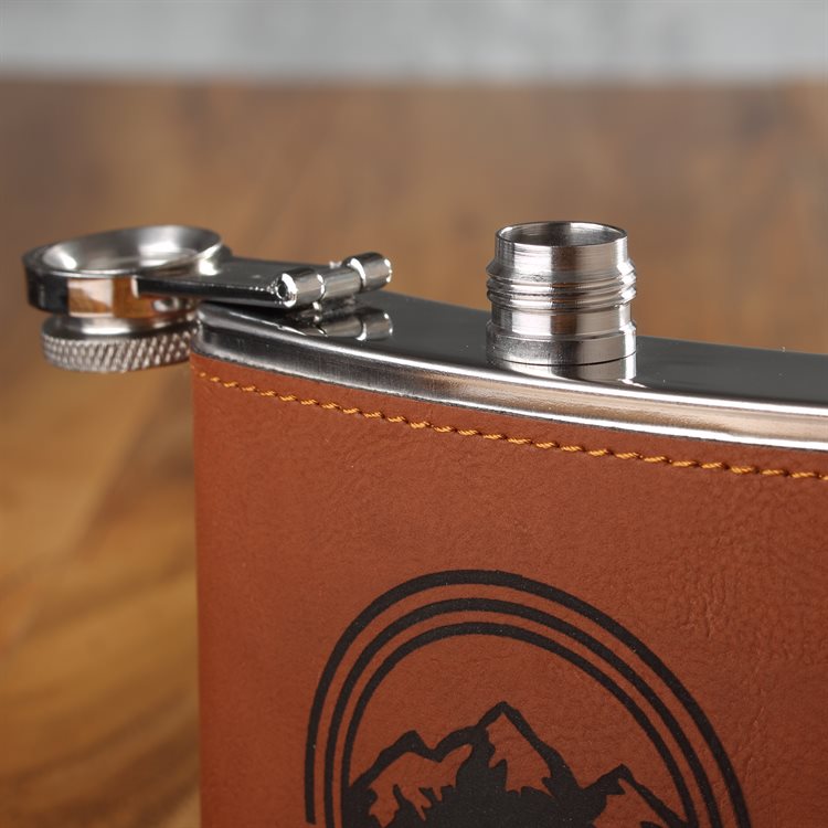 Hip Flask Leather