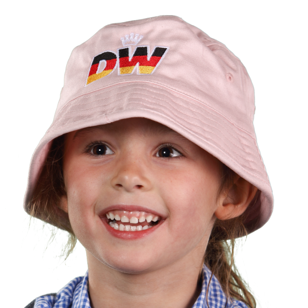 Entwerfe deinen eigenen Kinder-Bucket Hat. Personalisierter, bestickter Kinder-Fischerhut