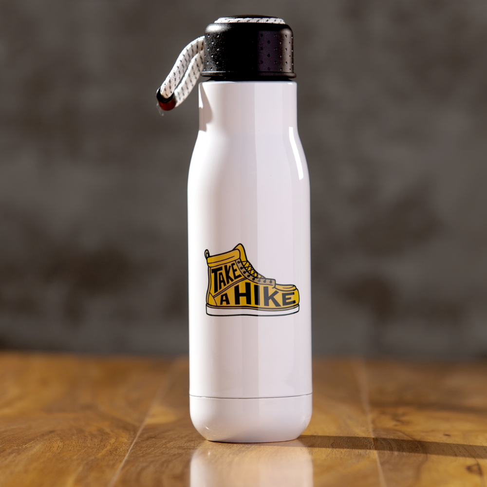 Gestalte eine bedruckte & bestickte Sublimations-Edelstahl-Thermo-Reiseflasche Personalisierte Edelstahl-Thermo-Reiseflasche