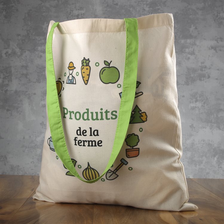 Tote Contrast Handles Tote Contrast Handles