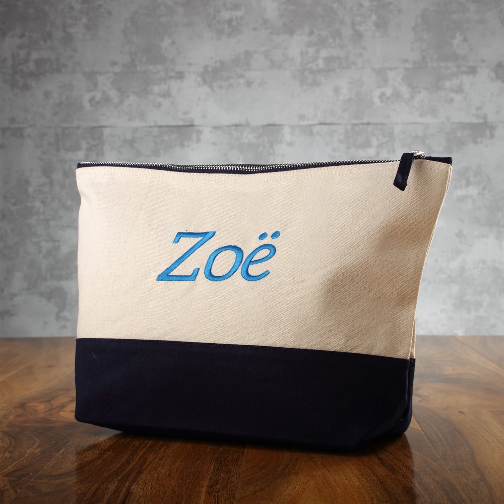 Accessoires Personnalisé Brodé Sac Accessoires Personnalisé en Toile