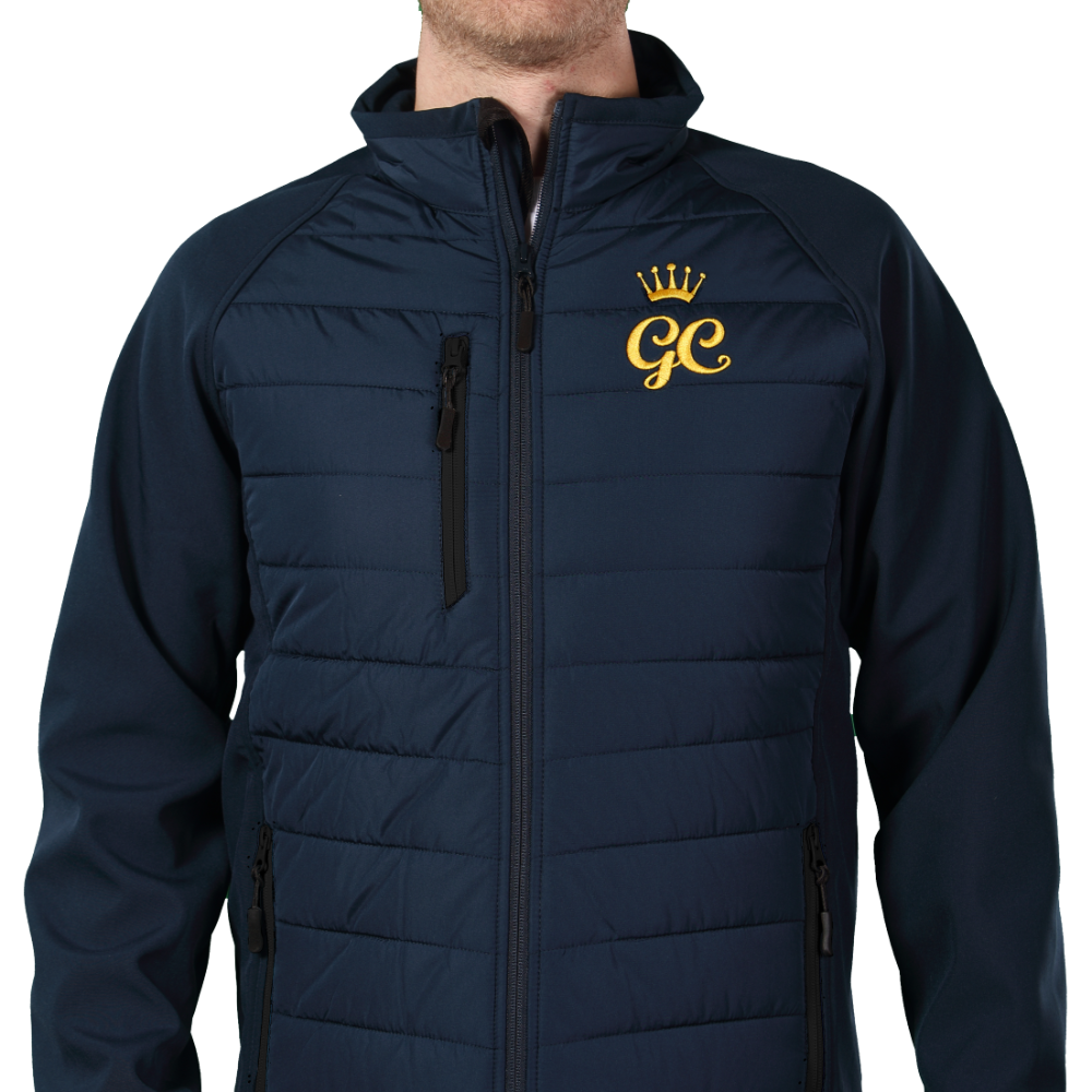 Veste softshell matelassée personnalisée brodée Veste softshell matelassée personnalisée