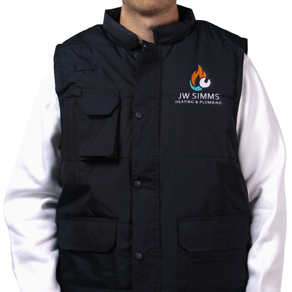 Personnalisez un Gilet Pro sans manches Uneek brodé Gilet Pro sans manches Uneek personnalisé