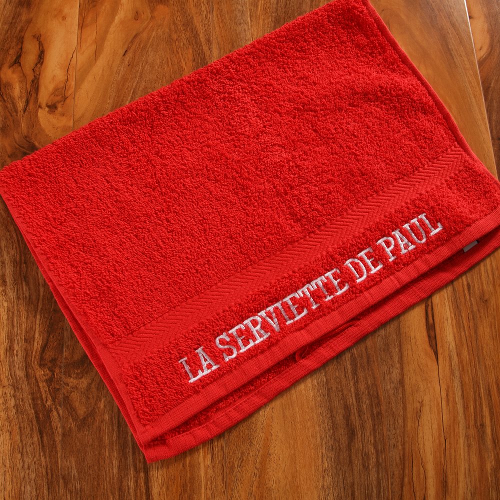 serviettes de sport brodées personnalisées serviettes de sport personnalisées