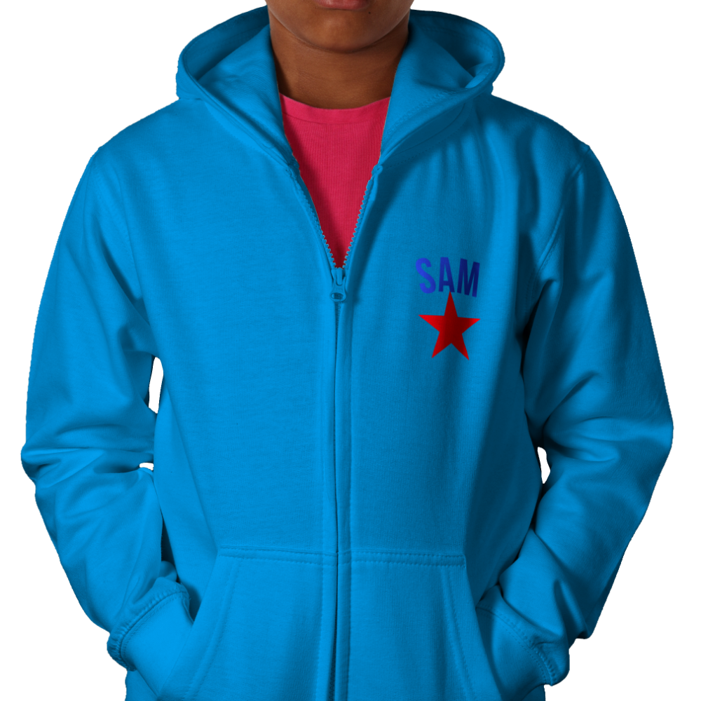 impression personnalisée sur sweat à capuche zippé enfants sweats à capuche zippés enfants personnalisés