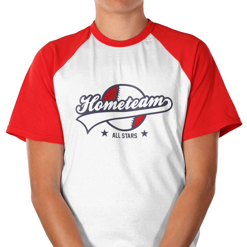 créez votre t-shirt de baseball en ligne Impression personnalisée sur T-shirt baseball