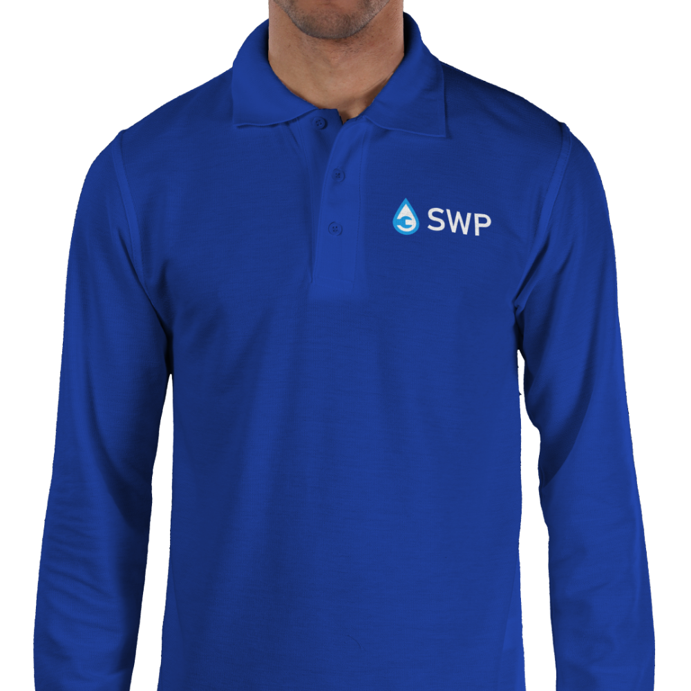 Gestalte ein bedrucktes & besticktes personalisiertes Pro RTX Langarm-Polo Personalisiertes Pro RTX Langarm-Poloshirt