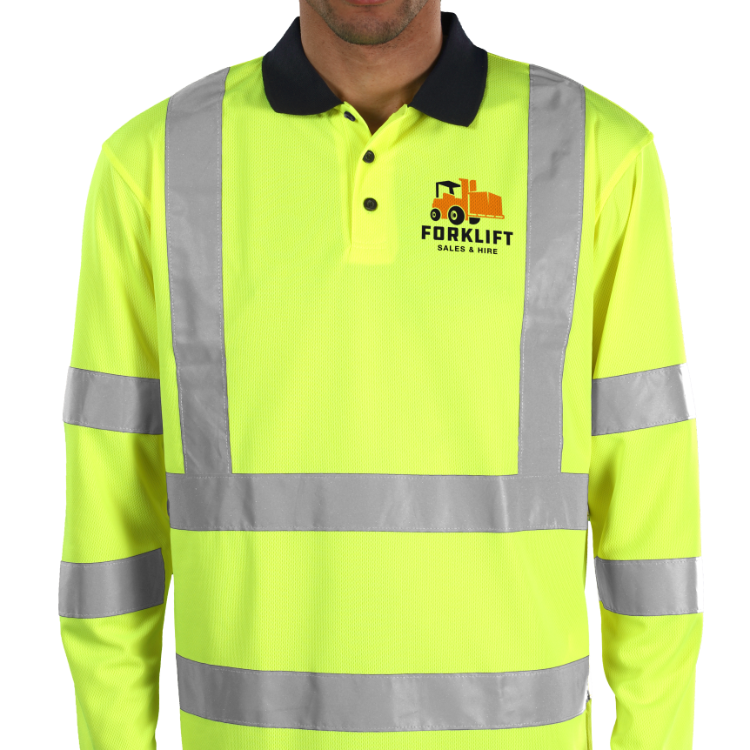 Pro-RTX Hi Vis Long Sleeve Polo Pro-RTX Hi Vis Long Sleeve Polo
