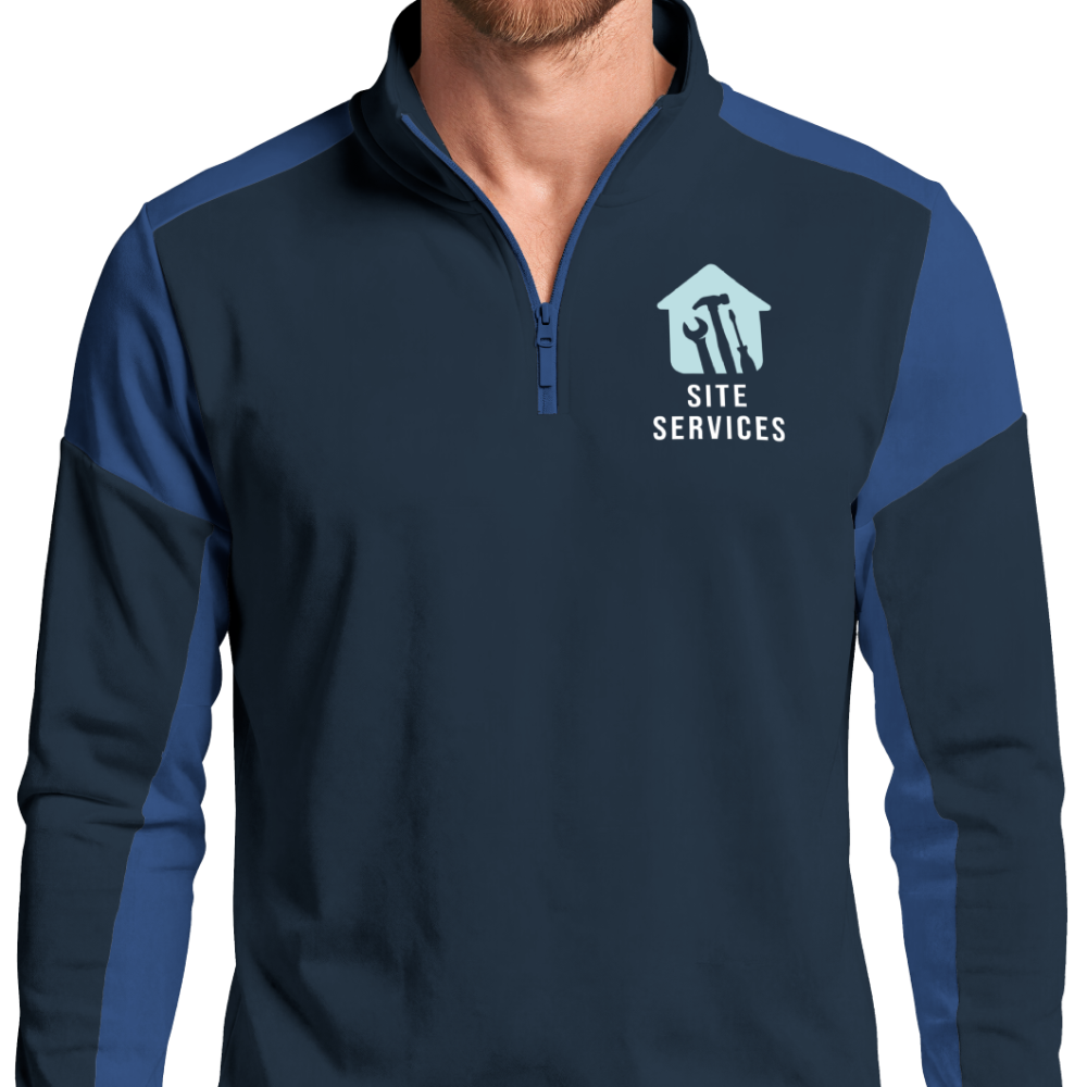 Gestalte ein bedrucktes und besticktes Printer Prime Sweatshirt mit halbem Reißverschluss Personalisiertes Printer Prime Sweatshirt mit halbem Reißverschluss