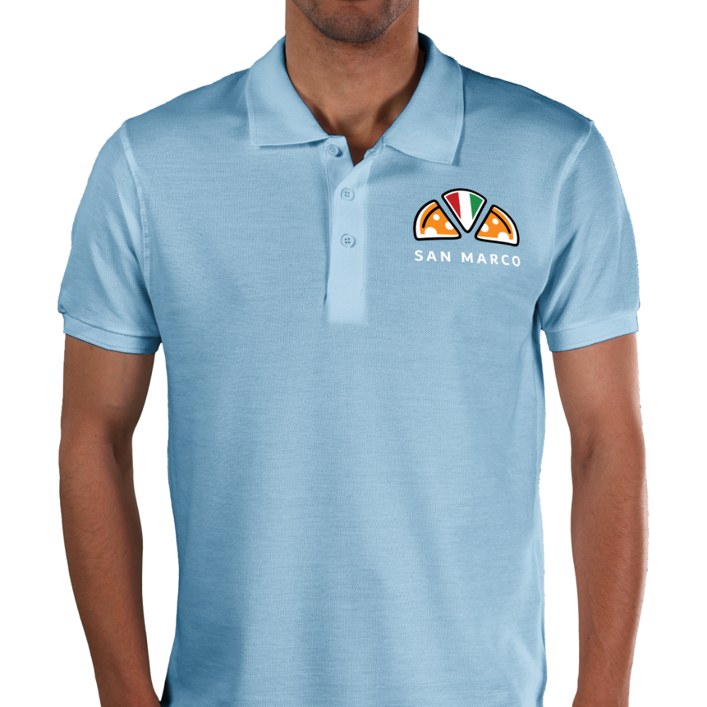 Gestalte ein bedrucktes und besticktes Fruit of the Loom Premium-Poloshirt Personalisierbares Fruit of the Loom Premium-Poloshirt