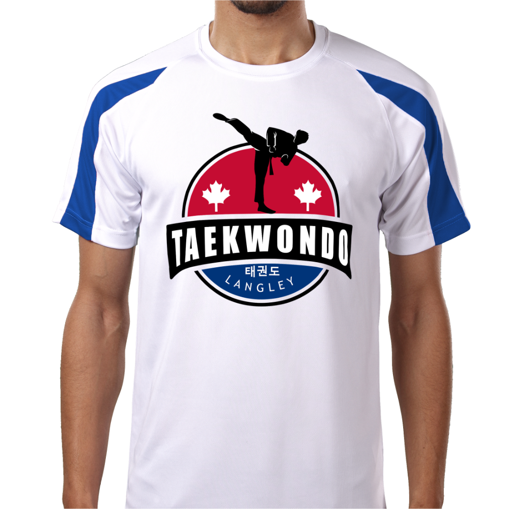 Personalised Contrast Sports Shirt Printing