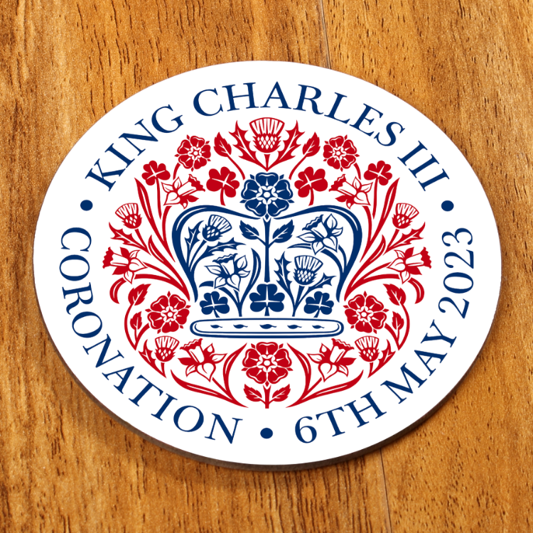 Coronation Coaster Round Coronation Coaster Round