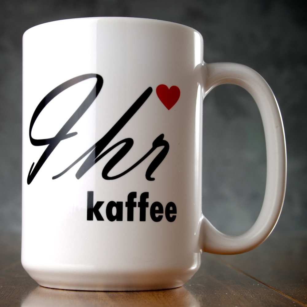 personalisierte 443ml Tasse große 443ml bedruckte Tasse