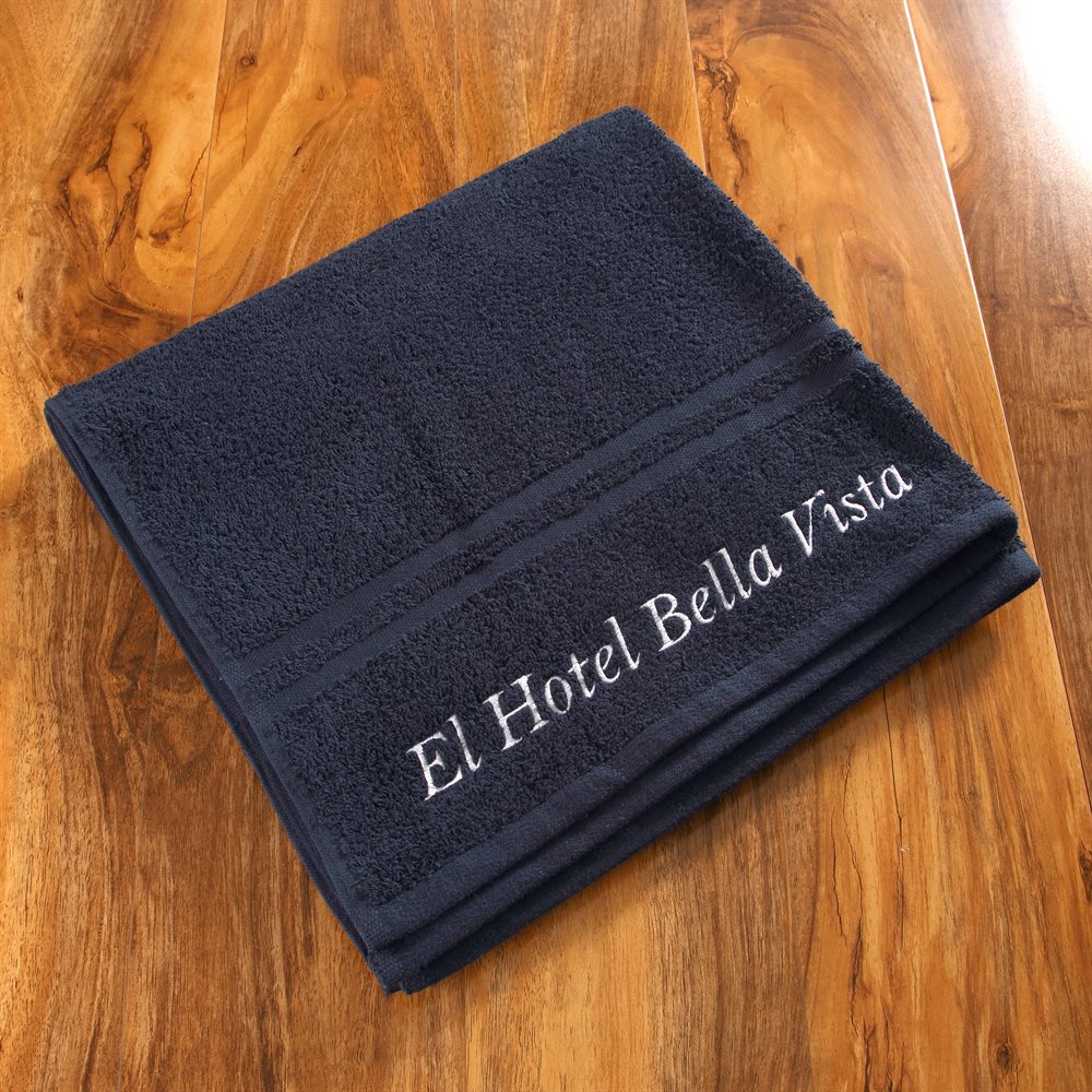 Toallas de baño con bordado personalizado Toallas de baño personalizadas